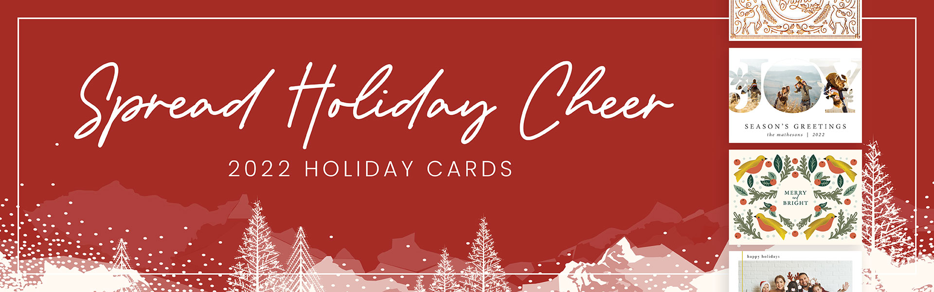 Spread Holiday Cheer - 2022 Holiday Cards, Family Photo Cards and Christmas Cards,